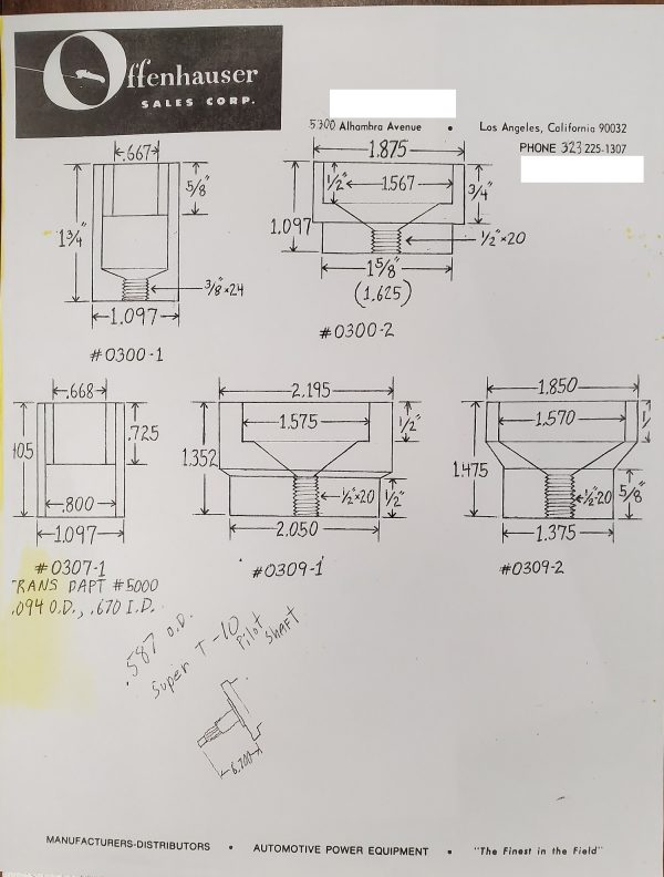 Offenhauser 300-2 Pilot Bearing Adapter - Image 4