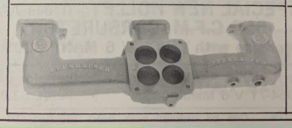 Offenhauser 5416 (1962 and later) Chevy Inline 6 Cyl Manifold - Image 2