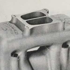 Offenhauser 5930 Chevrolet 283-400 Turbo Thrust Power Port Manifold Holley 4500 Single Top