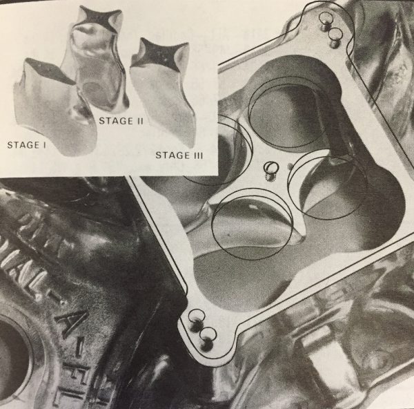 Offenhauser 6130 Chrysler 273-318 Dial-A-Flow Manifold (1966 and later) Reg 4 bbl Carb