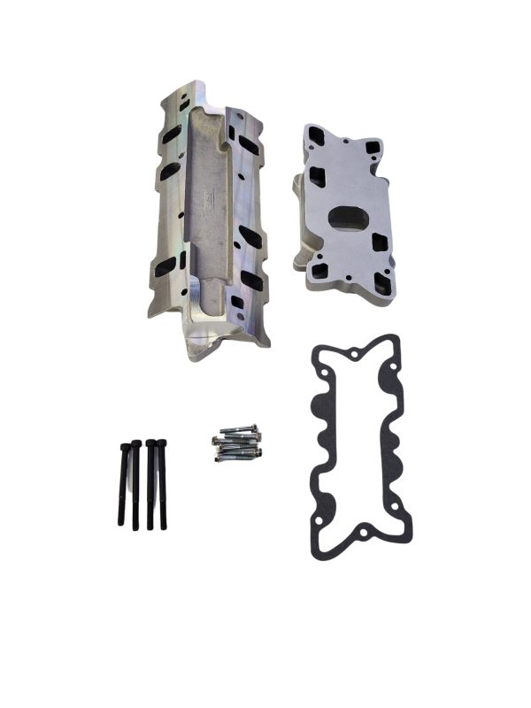 Offenhauser 6097DP Ford V6 Single Quad Dual Port Manifold - Image 3