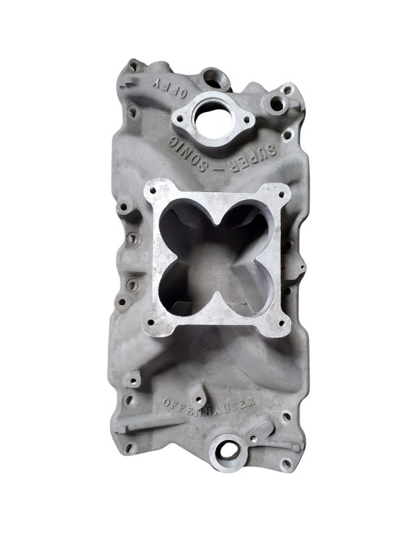 Offenhauser 6095 Chevrolet 283-350-400 Single Quad Super Sonic Manifold
