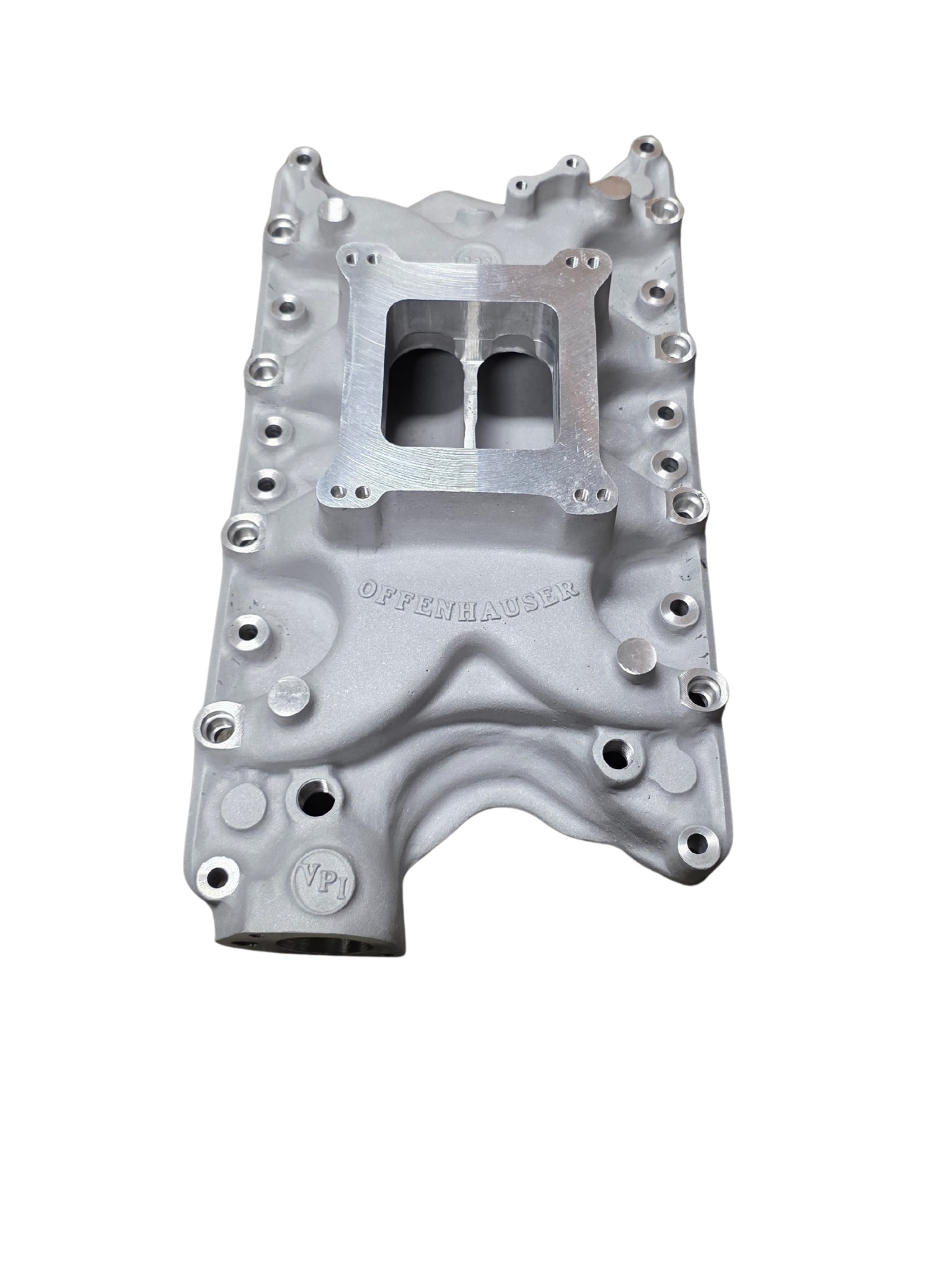 Offenhauser 5883 VPI Ford 351 Windsor Hi-Rise Single Quad Vintage Port Injection Manifold - Image 3